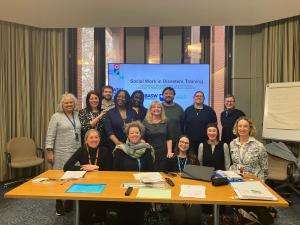 The attendees of the social work in disasters train the trainer programme