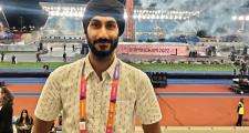 Pritpal Surj at the Commonwealth Games