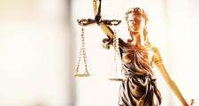 Values and ethics: Lady Justice with scales