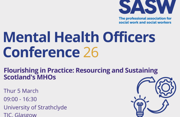 Banner reading Mental Health Officers Conference