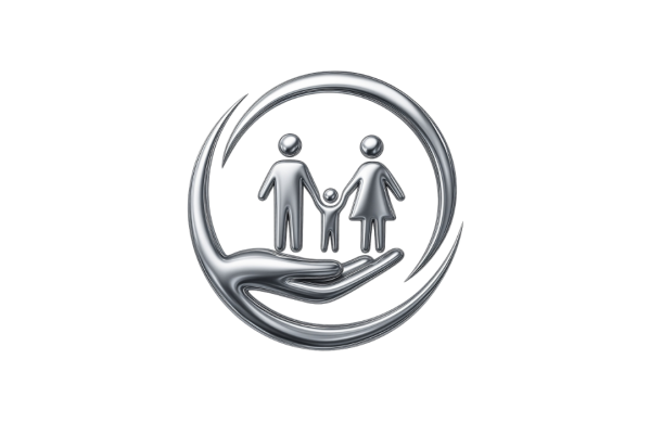2 adults and a child