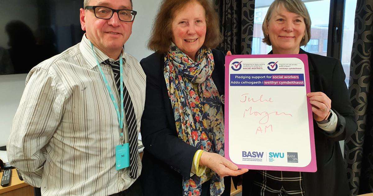 BASW and SWU meet with Julie Morgan AM | BASW