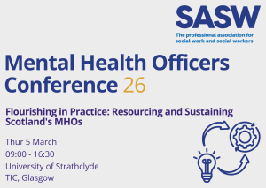 Banner reading Mental Health Officers Conference
