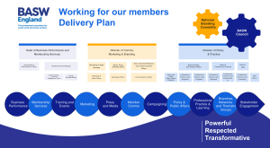BASW England nation delivery plan