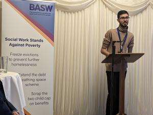 Social worker and BASW member, Omar Mohamed 